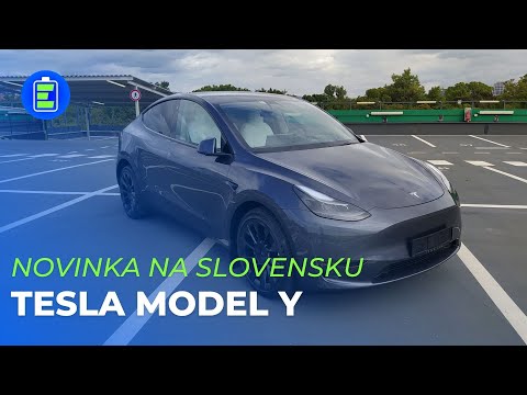 Elektromobil TESLA model Y je na SLOVENSKU !