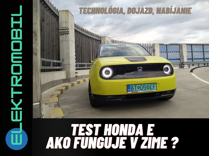 Praktický TEST Honda E 35,5kWh v chladných dňoch: Pozlátka, alebo najlepší mestský elektromobil?