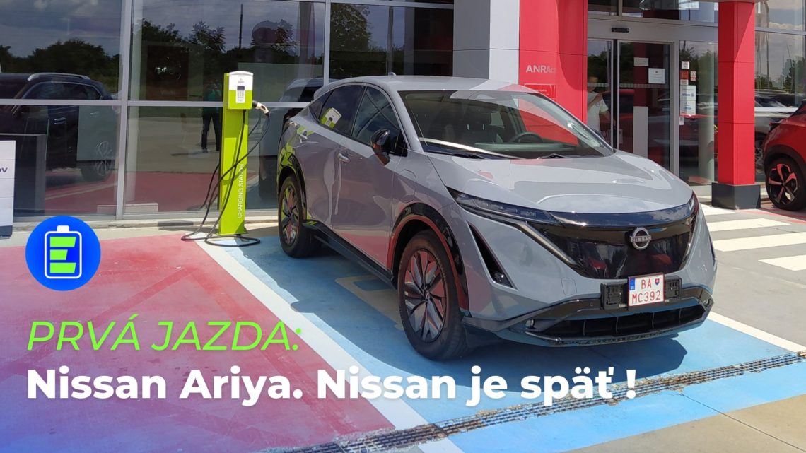 PRVÁ JAZDA: Elektromobil Nissan Ariya. Nissan je späť !