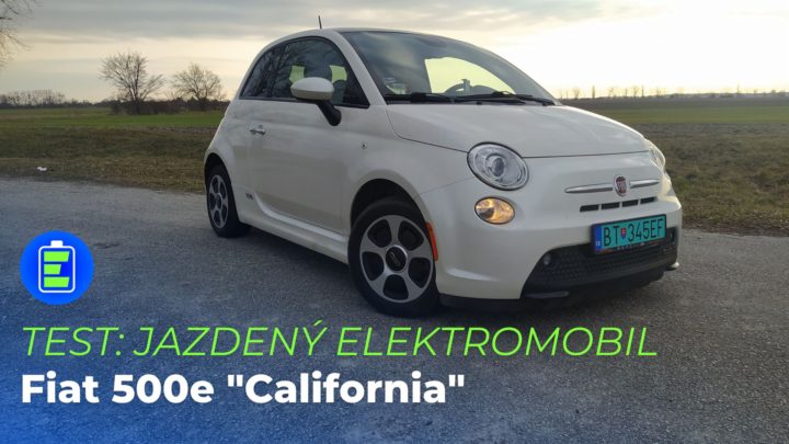 Test: jazdený elektromobil Fiat 500e „California“