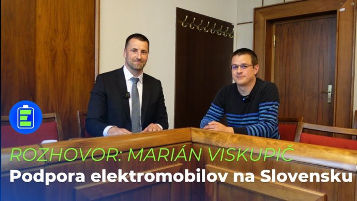 Rozhovor: Marián Viskupič a podpora elektromobilov na Slovensku.