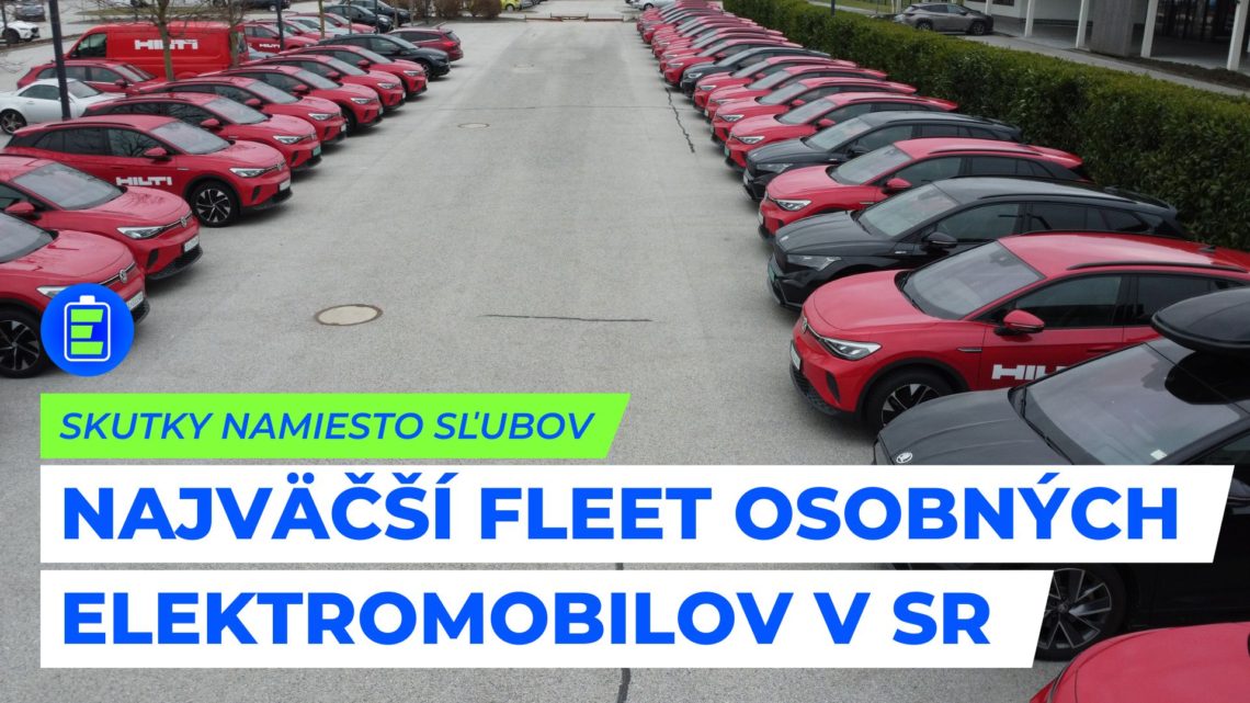 Takto vyzerá najväčší fleet osobných elektromobilov na Slovensku.