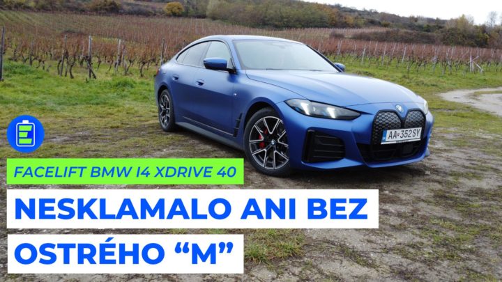 BMW i4 nesklame ani bez ostrého „M“.