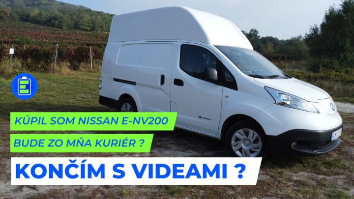 Kúpil som jazdenú elektrickú dodávku Nissan eNV200. BUDE ZO MŇA KURIÉR ?