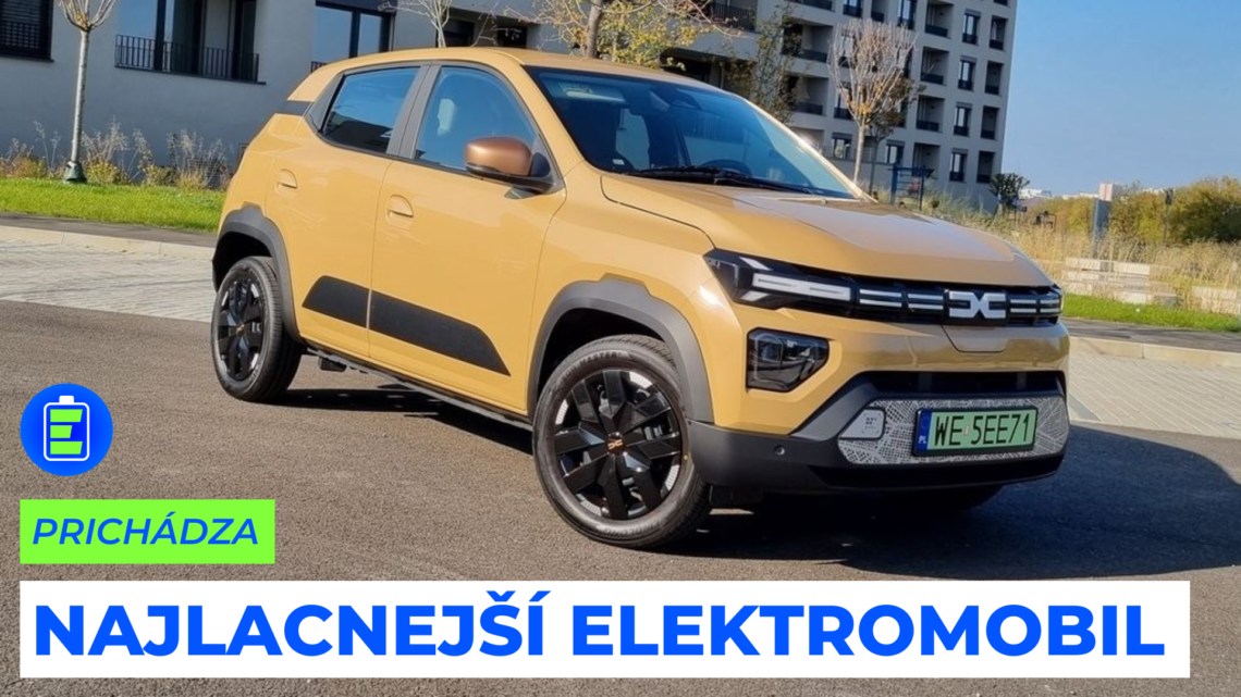 Na Slovensko prichádza NAJLACNEJŠÍ elektromobil.