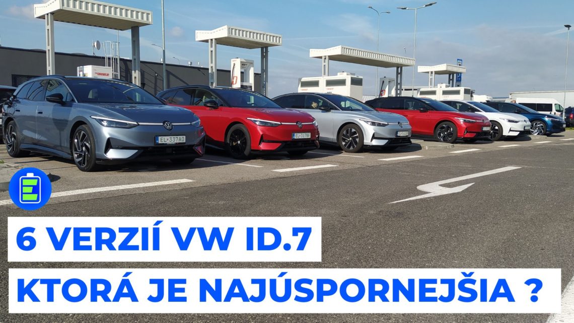 Ktoré je najúspornejšie? Veľký porovnávací test rôznych verzií Volkswagen ID.7.