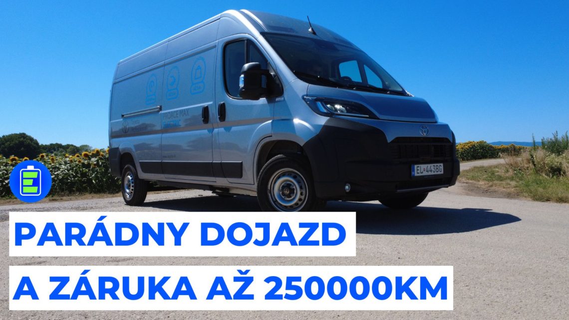 Toyota PROACE Max: parádny dojazd a veľmi štedrá záruka.