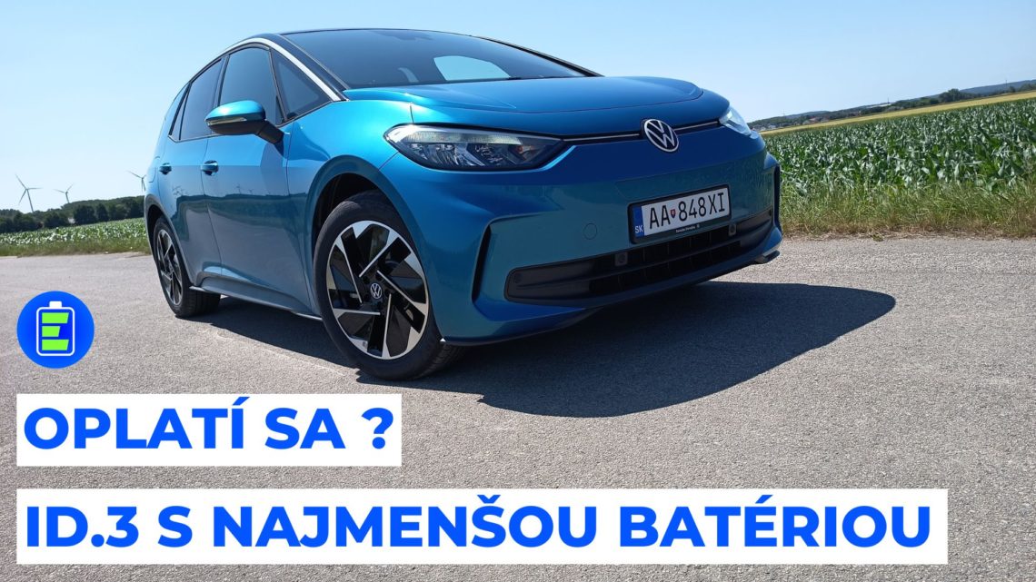 Najlacnejší Volkswagen ID.3 s najmenšou batériou. Oplatí sa ?