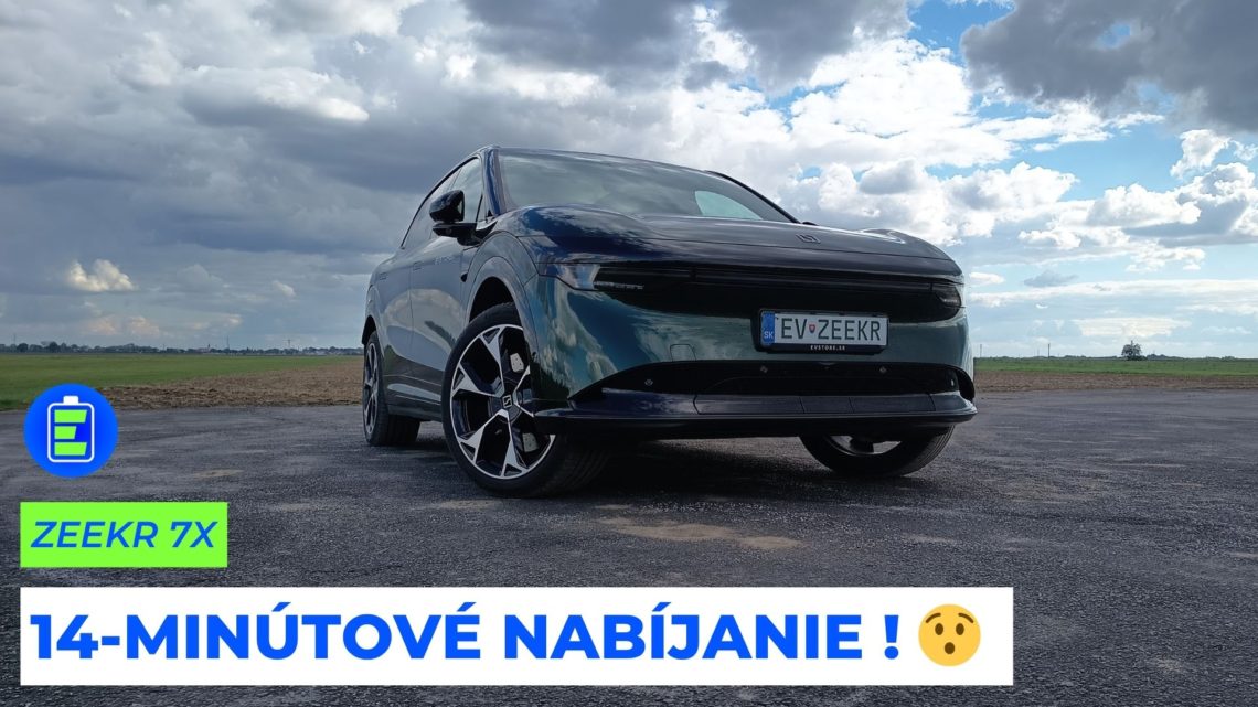 Nabitie z 10% do 80% len za 14 minút? Pre ZEEKR 7X úplne bez problémov.