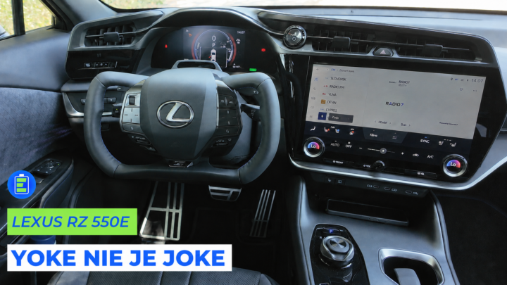 Yoke nie je joke! Lexus RZ 550e bez spojenia s kolesami? 😮