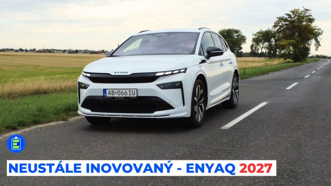 Škoda Enyaq MY2027: Nový motor a množstvo vylepšení.